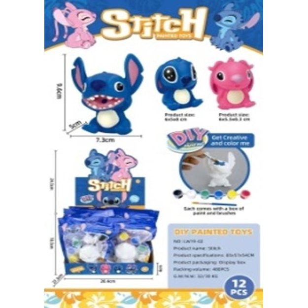 Minkomas žaislas  Stitch 