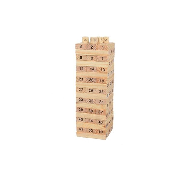 Jenga žaidimas medinis