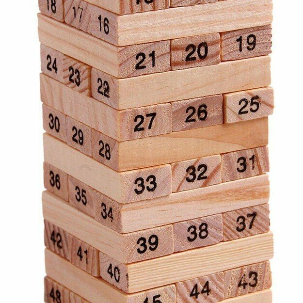 Jenga žaidimas medinis