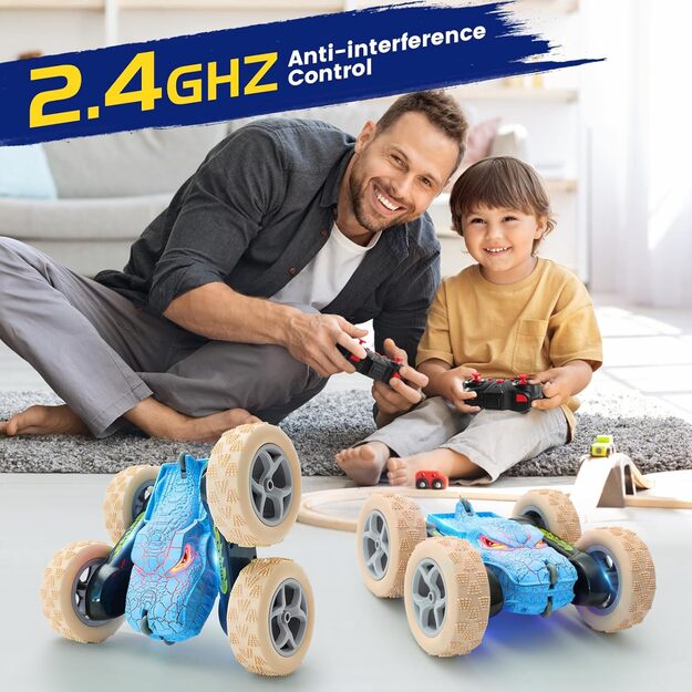 RC stunt mašina DINOZAURAS su valdymo pultu 5