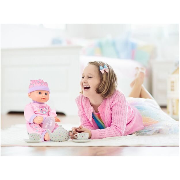Interaktyvi lėlė kūdikis su buteliuku 31 cm 7