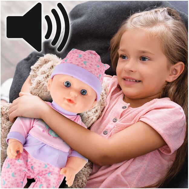 Interaktyvi lėlė kūdikis su buteliuku 31 cm 10