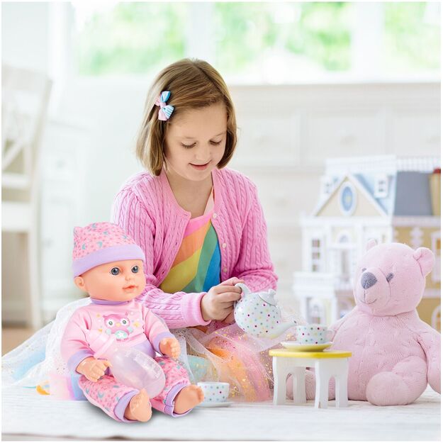 Interaktyvi lėlė kūdikis su buteliuku 31 cm 8