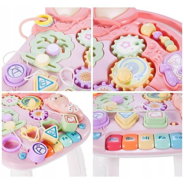 Stumdukas lavinamasis staliukas kūdikiui 5 in 1 4