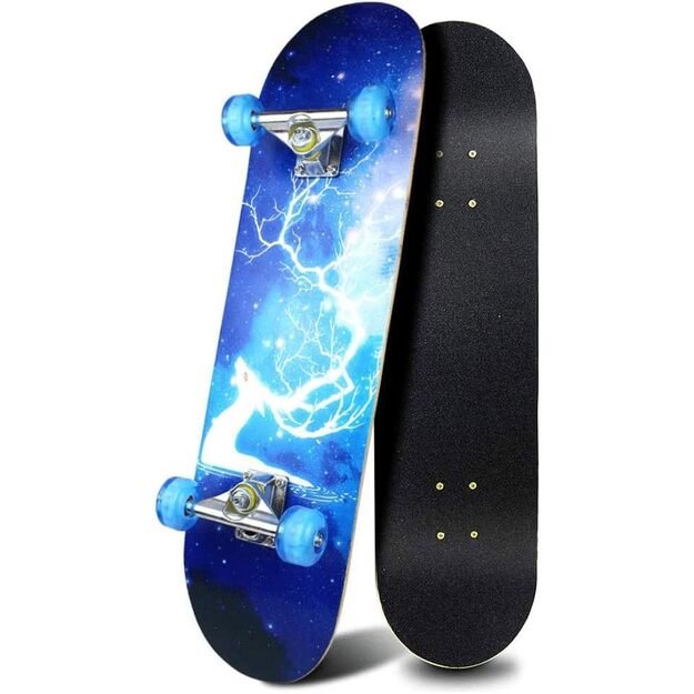 Riedlentė skate board 80 cm., LED šviečiantys ratukai