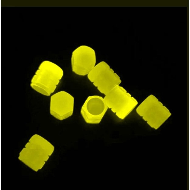 Fluorescenciniai Ventilio Dangteliai 2vnt. (Geltoni)