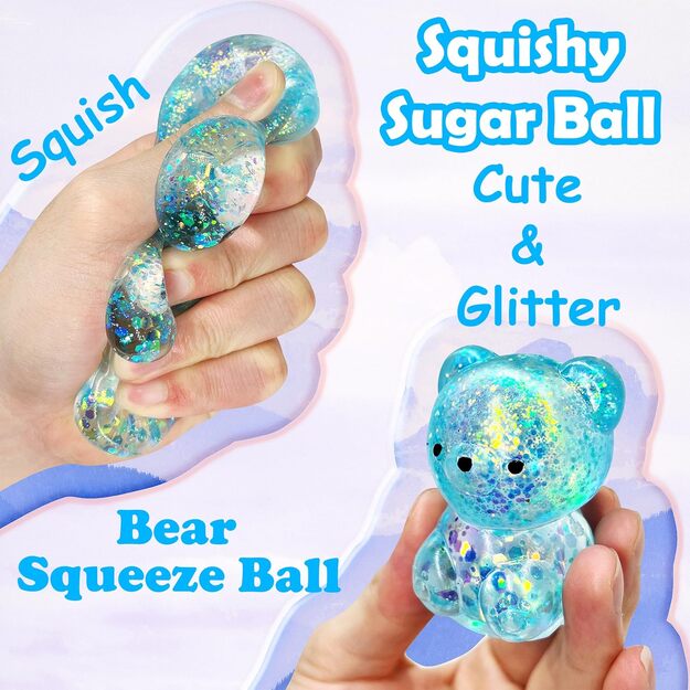 Antistresinis squishy minkomas žaislas MEŠKUTIS