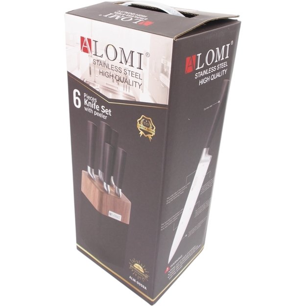 Peilių rinkinys su stovu XLINE+ 4