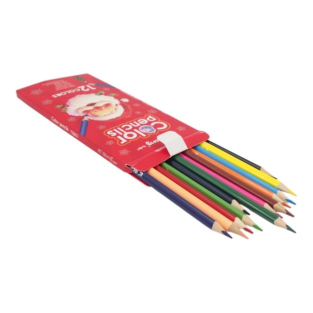 Spalvoti pieštukai Yalong 12 vnt. 2