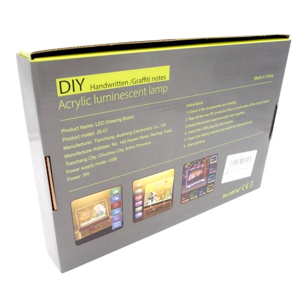 LED piešimo dekoracija 1