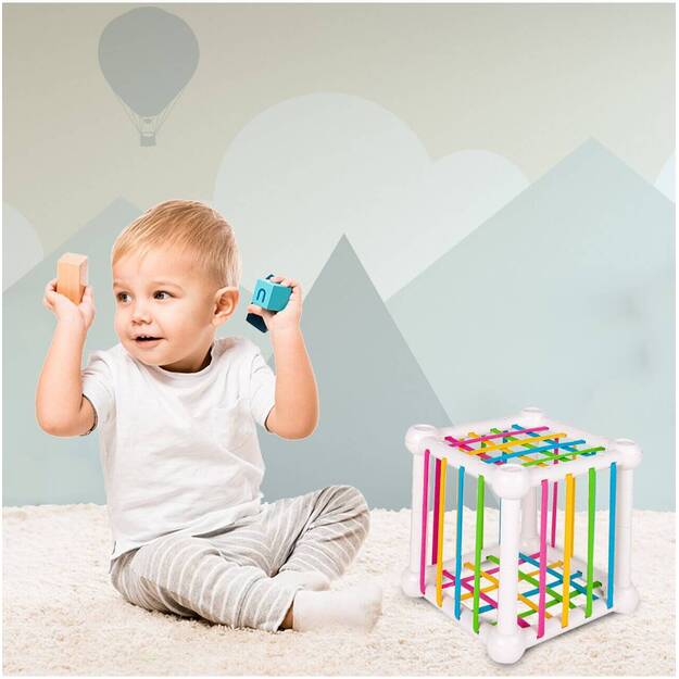 Lavinamasis Montessori  kubas kūdikiui 4