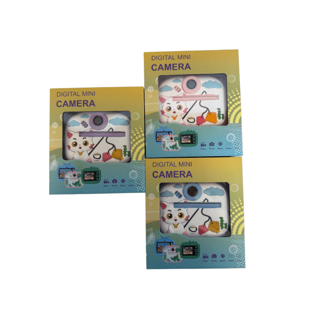 Instant Print vaikiškas fotoaparatas (rožinis) 3