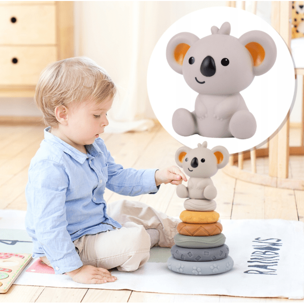 Minkštos sensorinės kaladėlės ir Piramidė 4