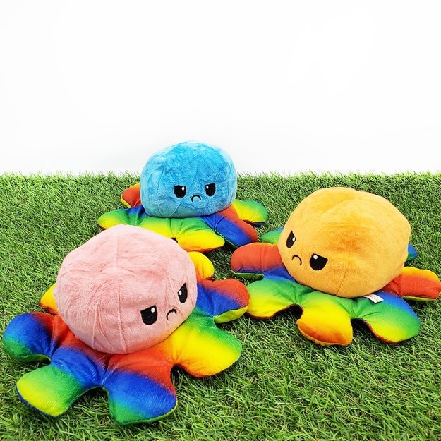 Dvipusis aštuonkojis  Octopus-Rainbow  - Mėlyna/rožinė 2