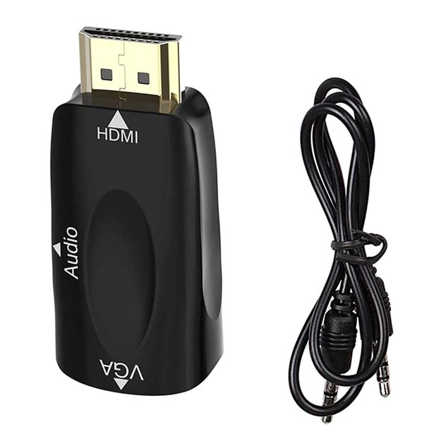 Keitiklis adapteris HDMI į VGA + Audio laidas