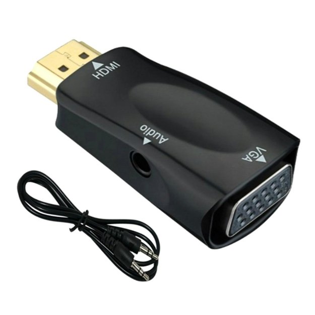 Keitiklis adapteris HDMI į VGA + Audio laidas