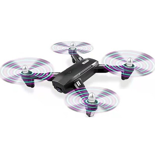 Dronas r/c valdomas programėle, su filmavimo funkcija , 2 baterijos 3.7V, LED