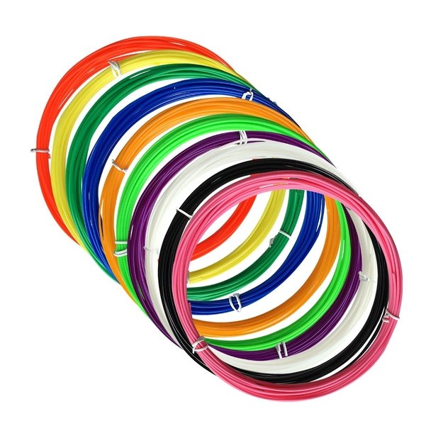 3D pieštuko plastikas PLA papildymai 10m - Raudona