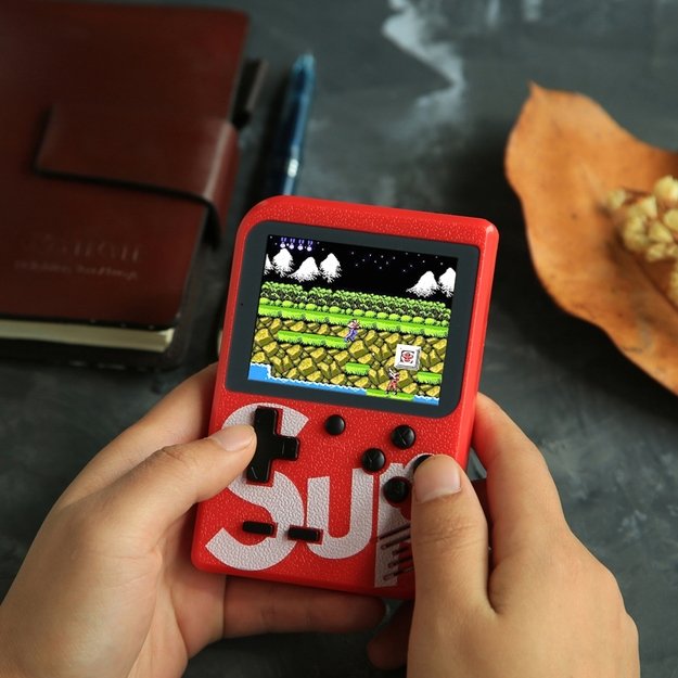 Retro klasikinis nešiojamas žaidimų kompiuteris - 400  žaidimų