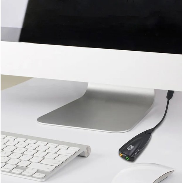 USB garso plokštė su Vitrual 7.1CH sistema
