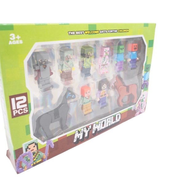 Žaislų rinkinys „My World“ Minecraft (12 vnt.) 1