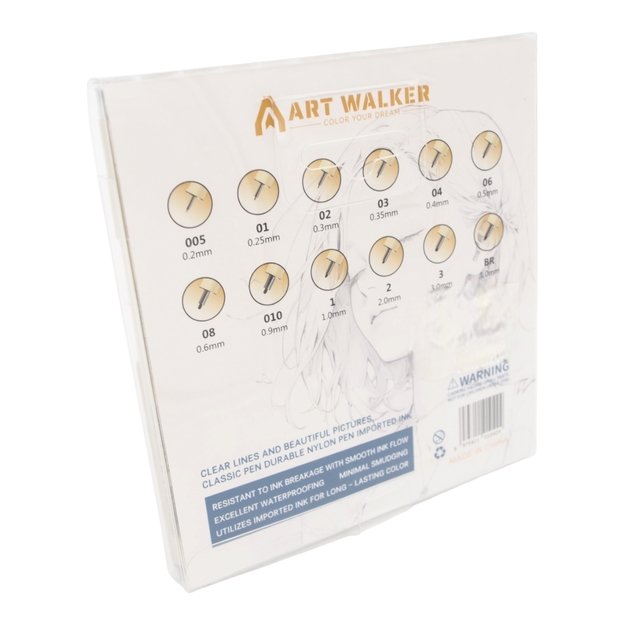 „Art Walker Drafting Pen“ techninių rašiklių rinkinys 12 vnt. 3