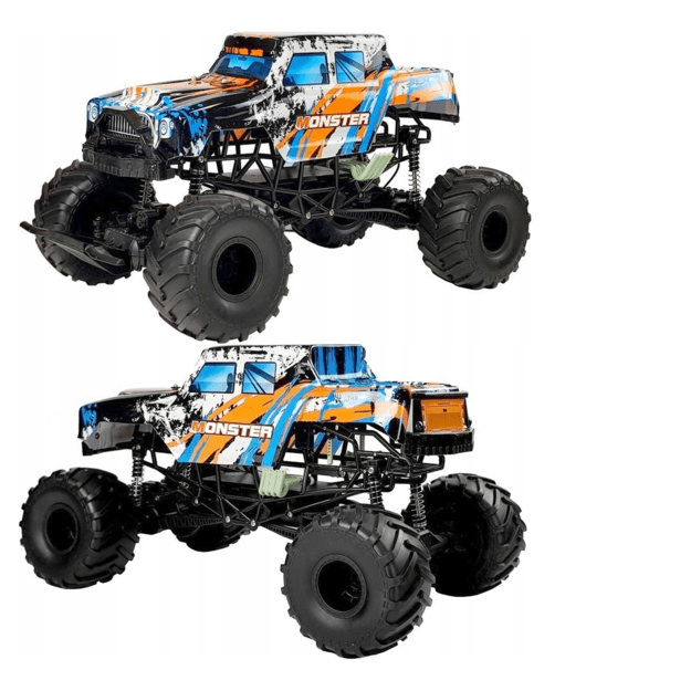 Didelis1:6 RC mašina džipas visureigis su nuotoliniu valdymo pultu, 57 cm. ilgis 5