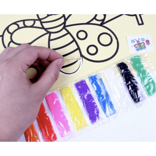 Smėlio piešimo rinkinys Kosmoso raketa (16 psl.) 1