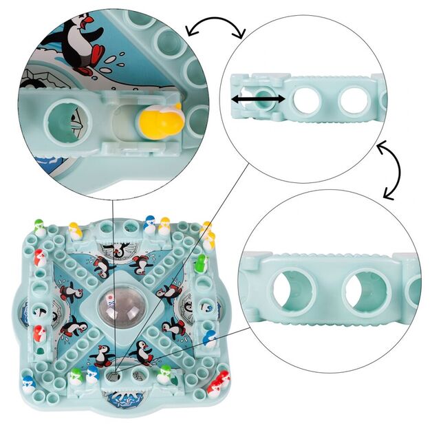 Stalo žaidimas pingvinai ant ledo 2