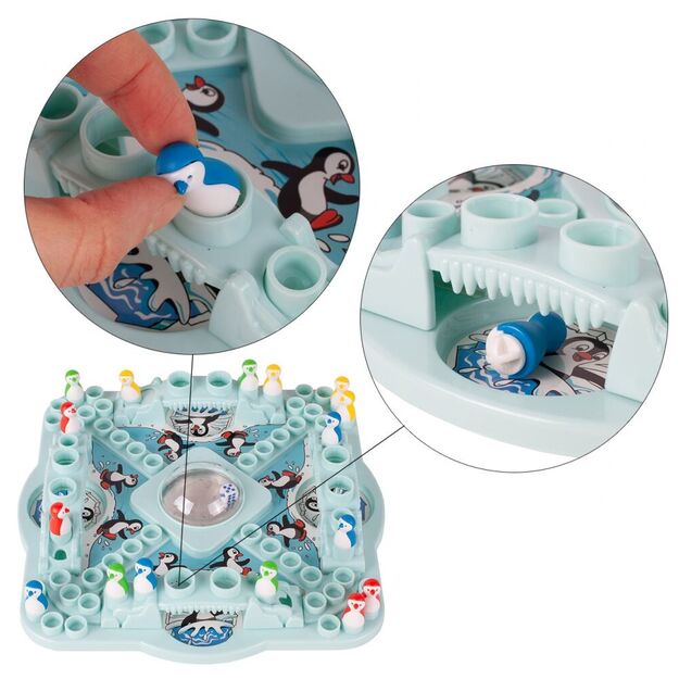 Stalo žaidimas pingvinai ant ledo 3