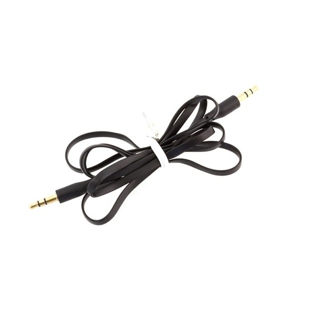 AUX laidas 3.5MM 1M - Juoda