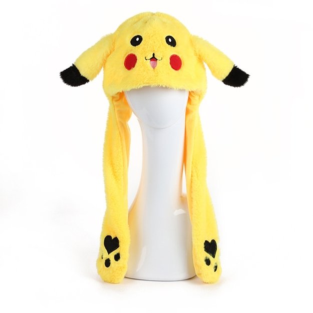 Kepurė su pakylančiomis ausimis  Pikachu 