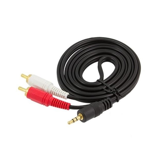 Laidas 3,5mm - 2xRCA CINCH 1,5M