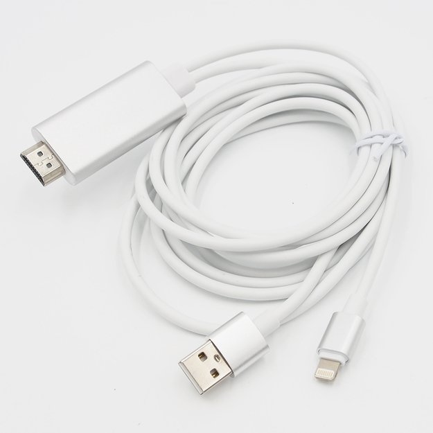 Laidas vaizdo perdavimui MHL USB HDMI APPLE IPHONE