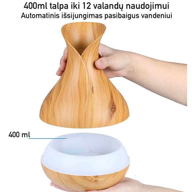 Oro Drėkintuvas, Eterinių Aliejų difuzorius - Geltona