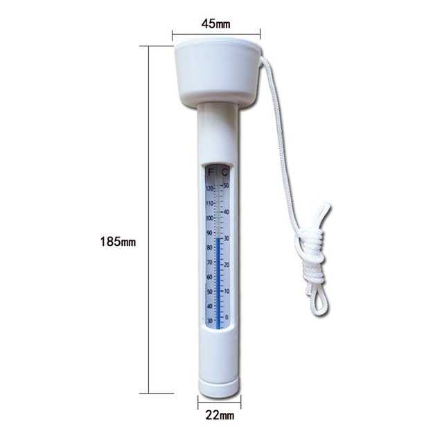 Plaukiojantis baseino termometras