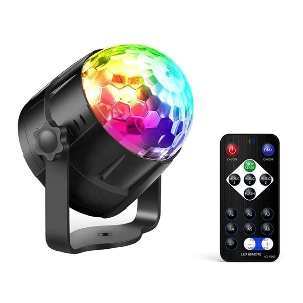 RGB LED disko kamuolys