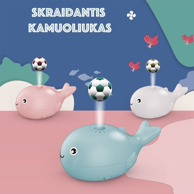 Skraidantis kamuoliukas  Banginis  - Balta