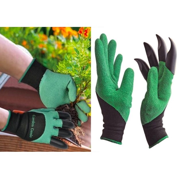 Universalios sodo pirštinės su nagais  Garden Genie Gloves 