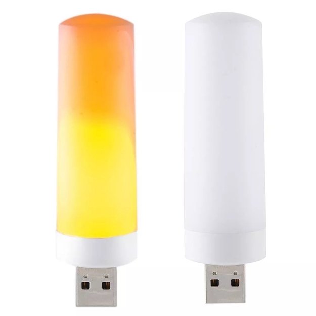 USB liepsnos imitacijos LED