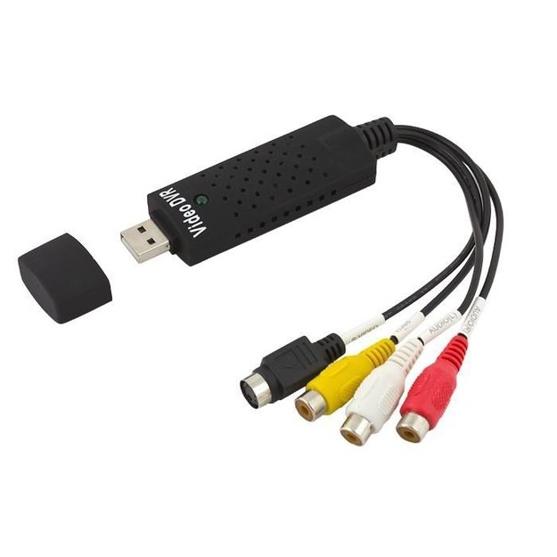 USB Video Adapteris (VHS VCR Video to PC DVD) OEM